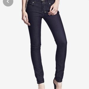 KSubi Supper Skinny ZIP Jeans Dark Indigo wash 24